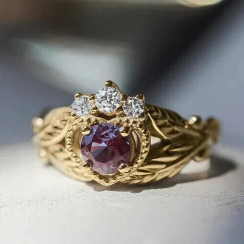 3ct round alexandrite - 3ct,