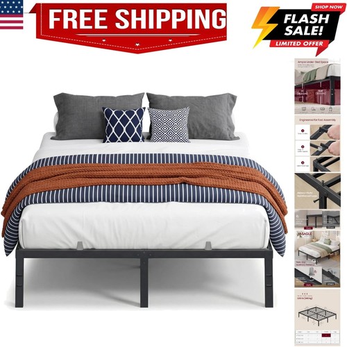 Queen metal bed frame - metal,