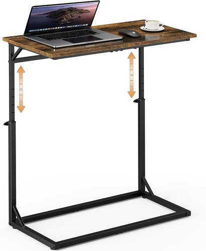 Shaped end table tall - tall, side