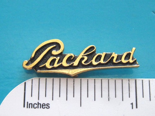 Packard script hat pin - packard,