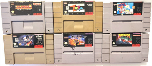 Snes game lot mario paint - 6,