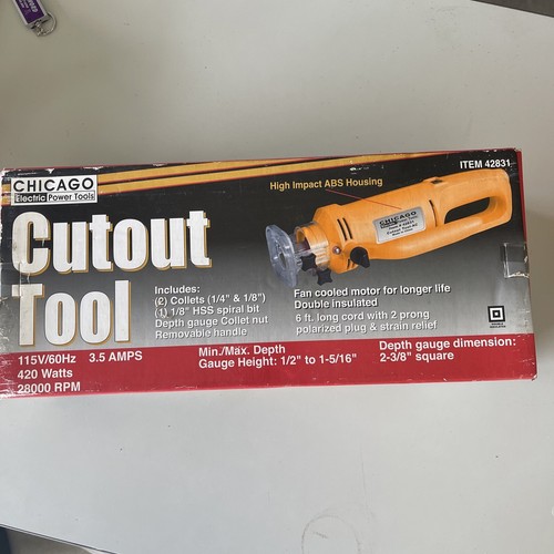Chicago electric cutout - cutout, tool