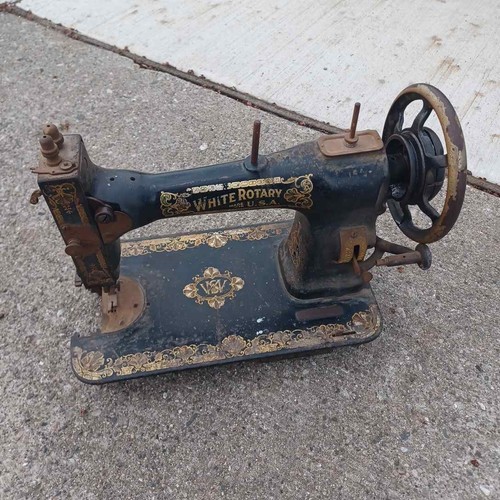 Antique white rotary treadle - rotary,