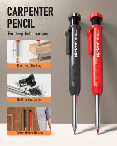 Nicpro carpenter pencil with - carpenter,