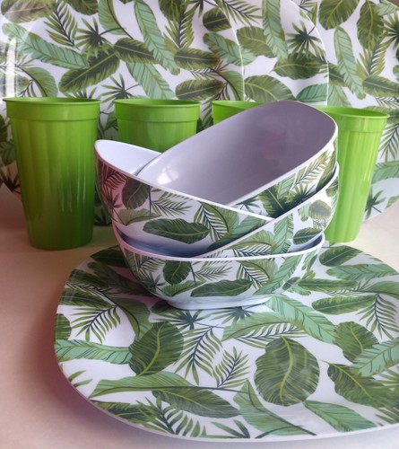 Outdoor dinnerware 12pc - dinnerware, set