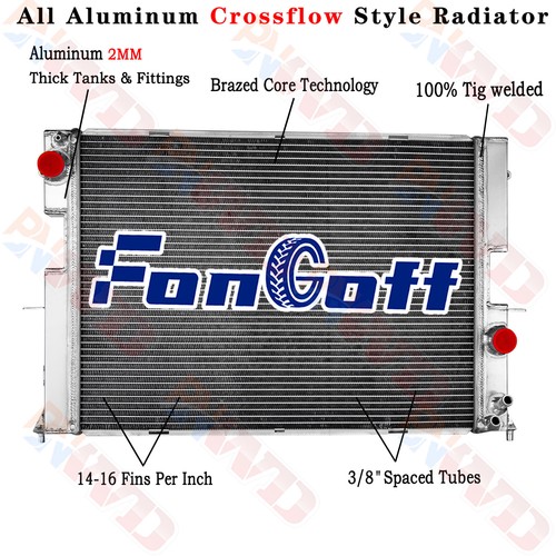 Row aluminum radiator - row,