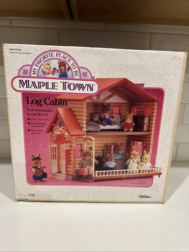 1986 tonka maple town log - town,