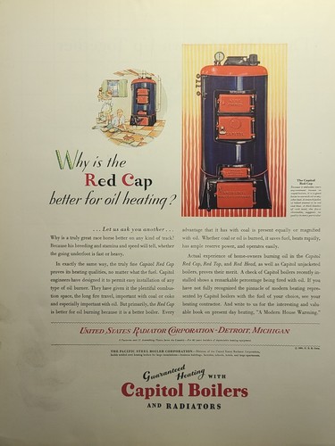 Capitol red cap boiler - capitol,