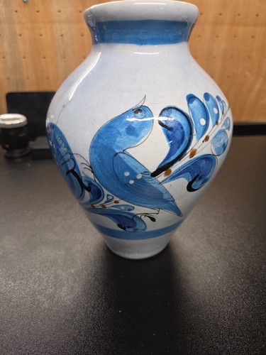 Tonala mexican pottery blue - mexican,