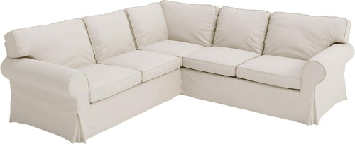 Custom beige slipcover for - beige,
