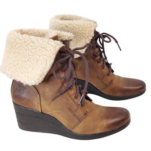 Ugg zea wedge boots womens - boots, sz