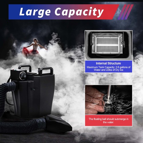 Stage dry ice machine low - stage,