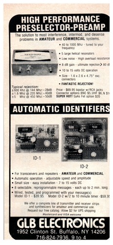 1983 glb electronics - 1983, buffalo