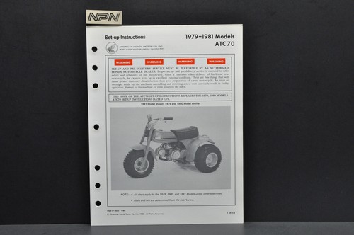 Vtg nos 1979 honda - vtg,