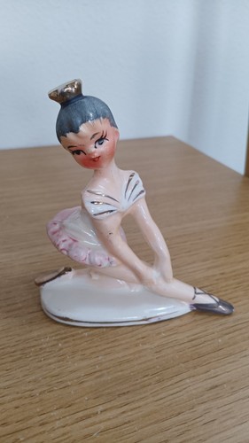 Vintage porcelain ballerina - vintage,