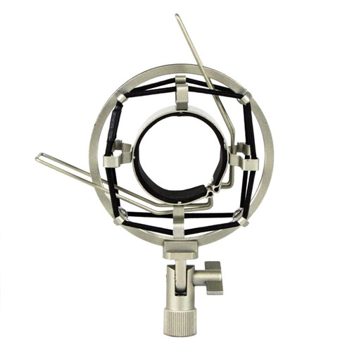 Silver shock mount fits rode - shock,