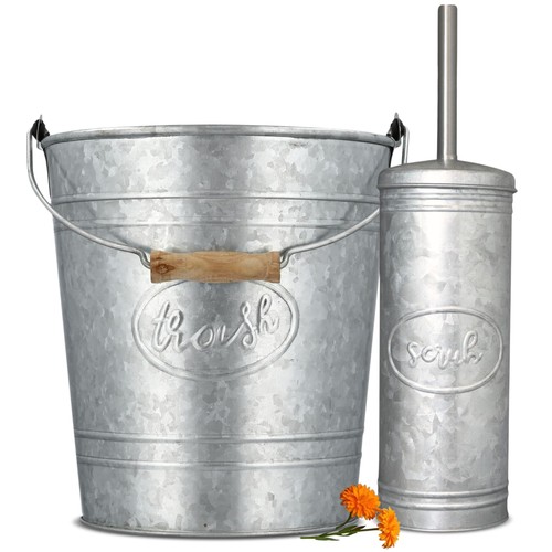 Rustic farmhouse trash - rustic,