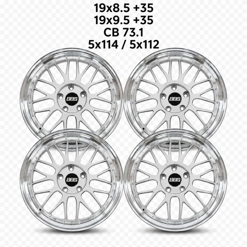Bbs 19x8 19x9 staggered - bbs, 19x9.5