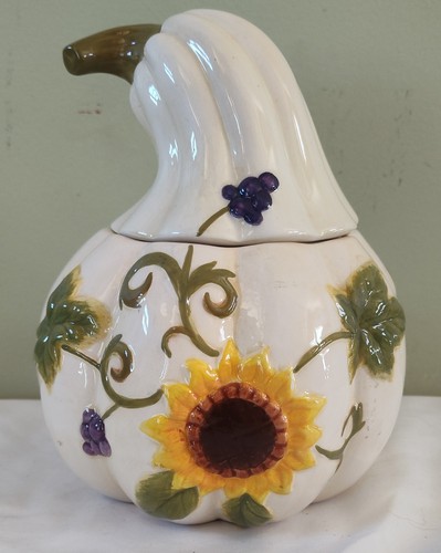 Vintage pumpkin jar - vintage,