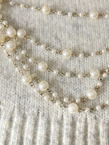 Multi strand faux pearl - strand,