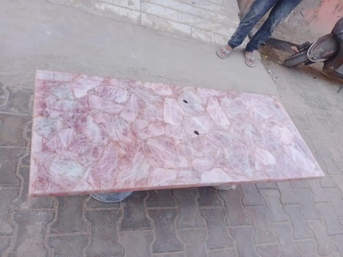 Rose quartz kitchen countertop - rose,