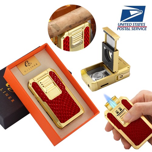 Red jet torch cigar lighter - red,