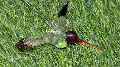 Hummingbird hanging hand blown - hummingbird,