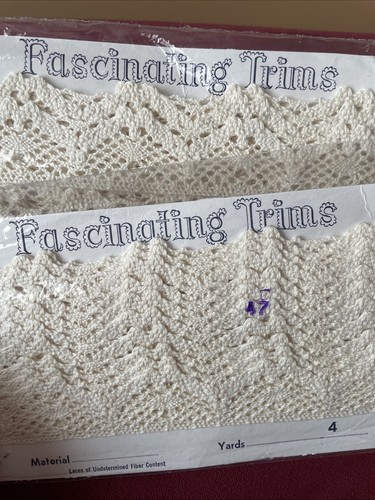 Vintage lace trim - lace, ivory
