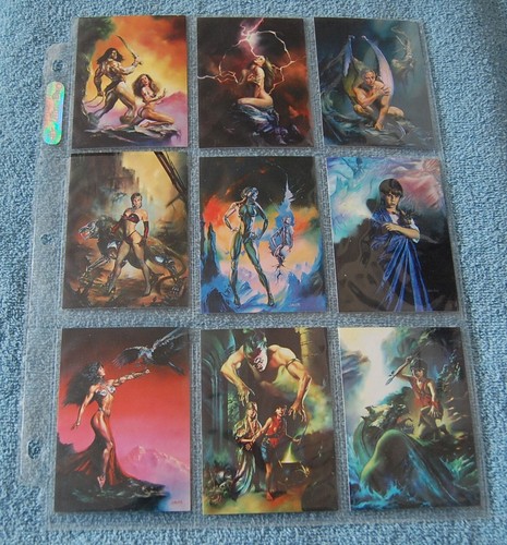 Julie bell trading cards - bell,