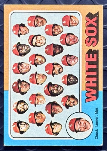 1975 topps mlb white sox - sox, team