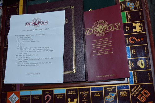 Franklin mint monopoly - franklin,