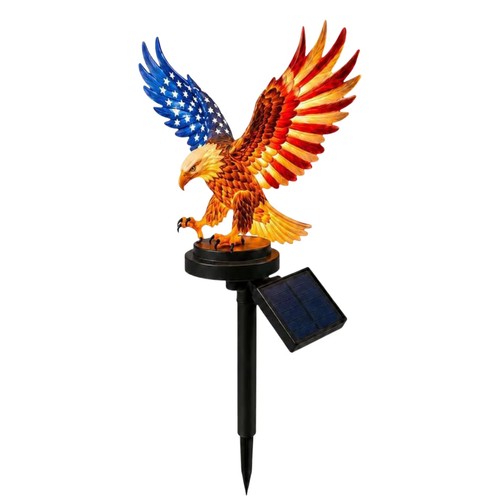 Solar eagle garden stake - solar,