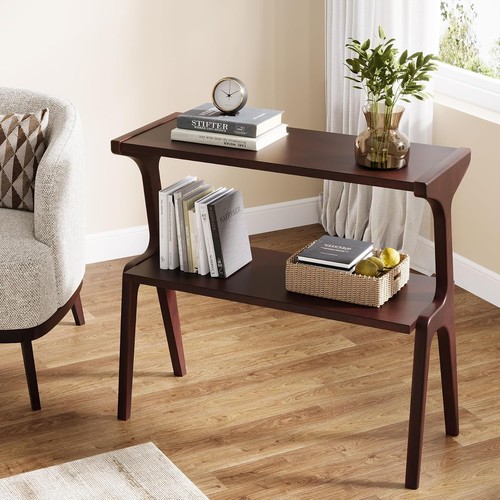 Vintage wood end table - vintage,