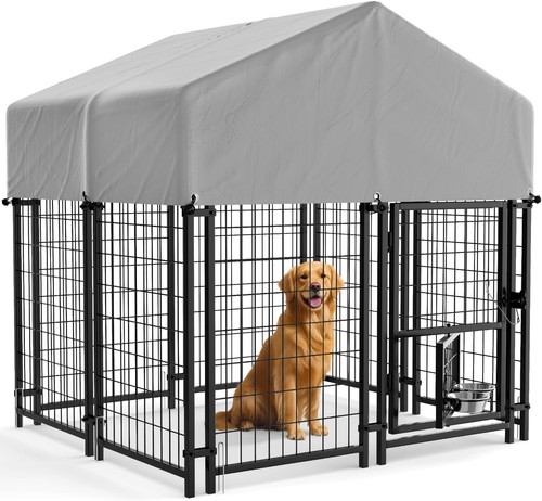 Large outdoor dog kennel heavy - large,