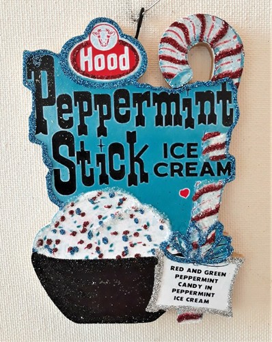 Peppermint ice cream - ice, w
