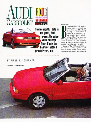 1994 audi cabriolet - audi,