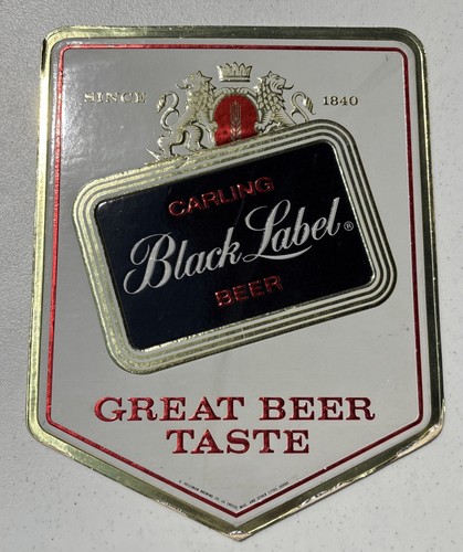 Vintage carling black label - carling,