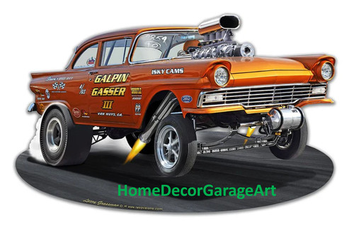 1957 ford hot rod cutout - 1957,