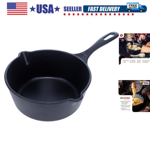 Cast iron saucepan - iron,