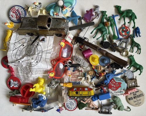 Old junk drawer tin - old,