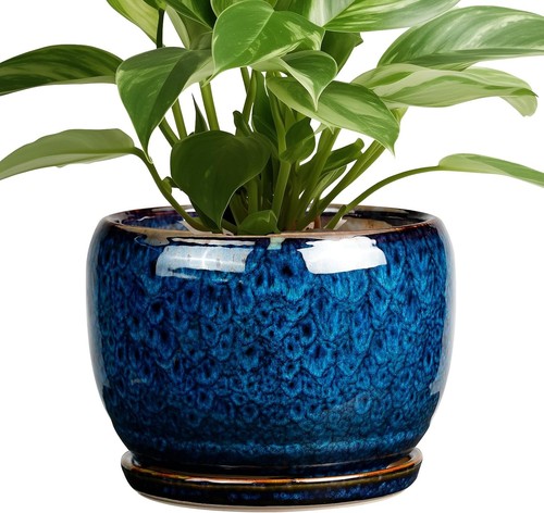 8in ceramic planter pot - 8in,