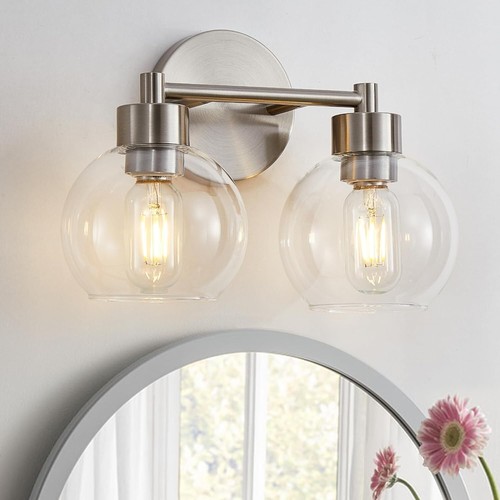 Light bathroom vanity - light,