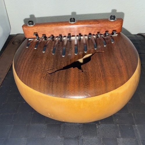 Vtg handmade gourd kalimba - vtg,