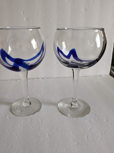 New pier one glass cobalt - 2,