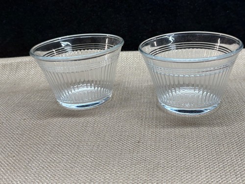 Glass small bowl cups pair - small,