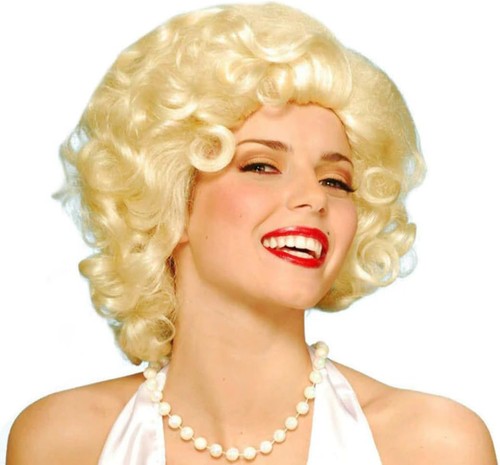 Blonde bombshell wig marilyn - blonde,