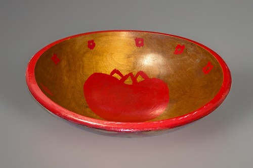 Antique turned wood - wood, 14”