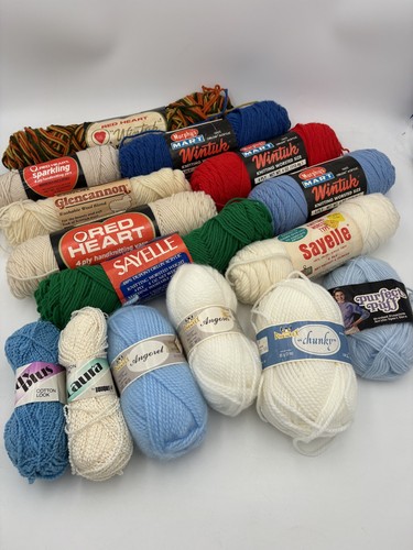 Mixed vintage yarn lot - mixed, sayelle