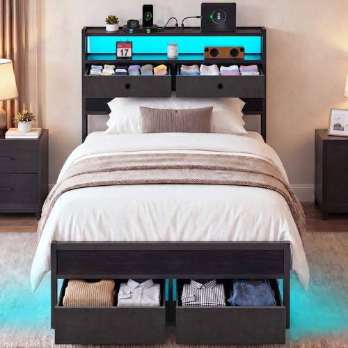 Aelawe twin bed frame - twin,