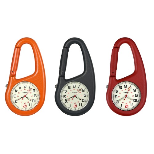 Clip quartz watch - quartz, backpack